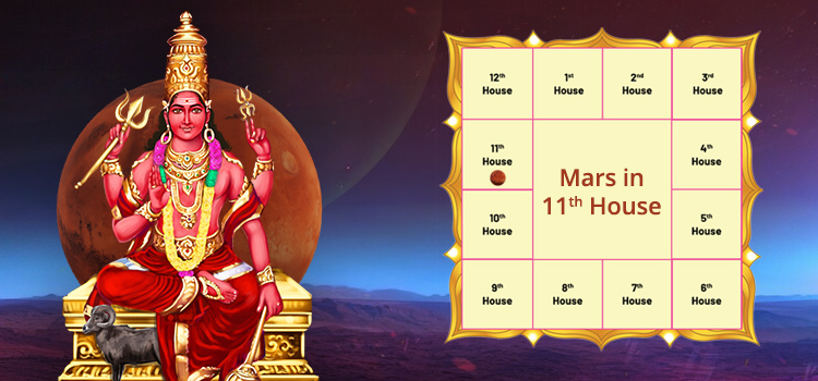 Mars in 11th House