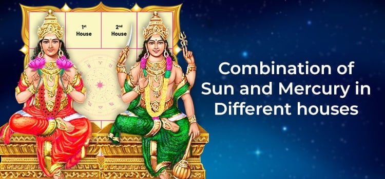 Sun and Mercury in Different houses