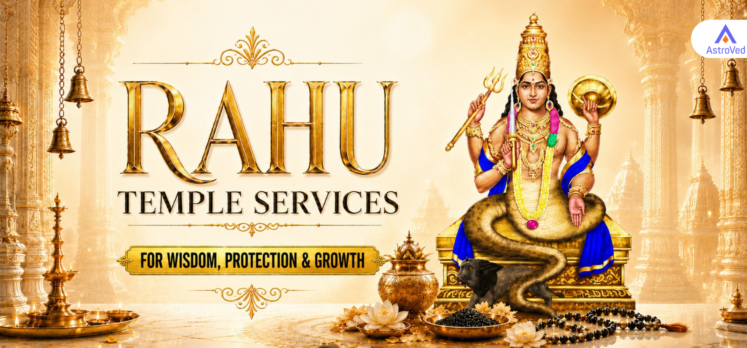 Rahu Temple Offerings & Abhishekam Rituals
