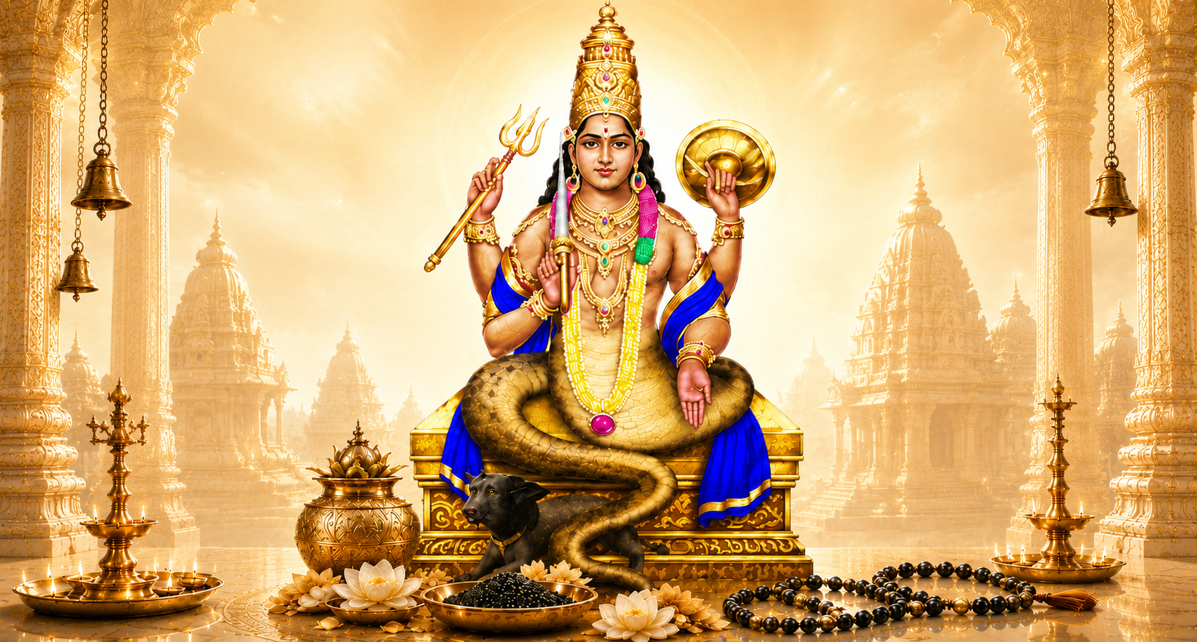 The Spiritual Meaning of Rahu Temple Offerings and Abhishekam Rituals: Sacred Ceremonies for Transformation