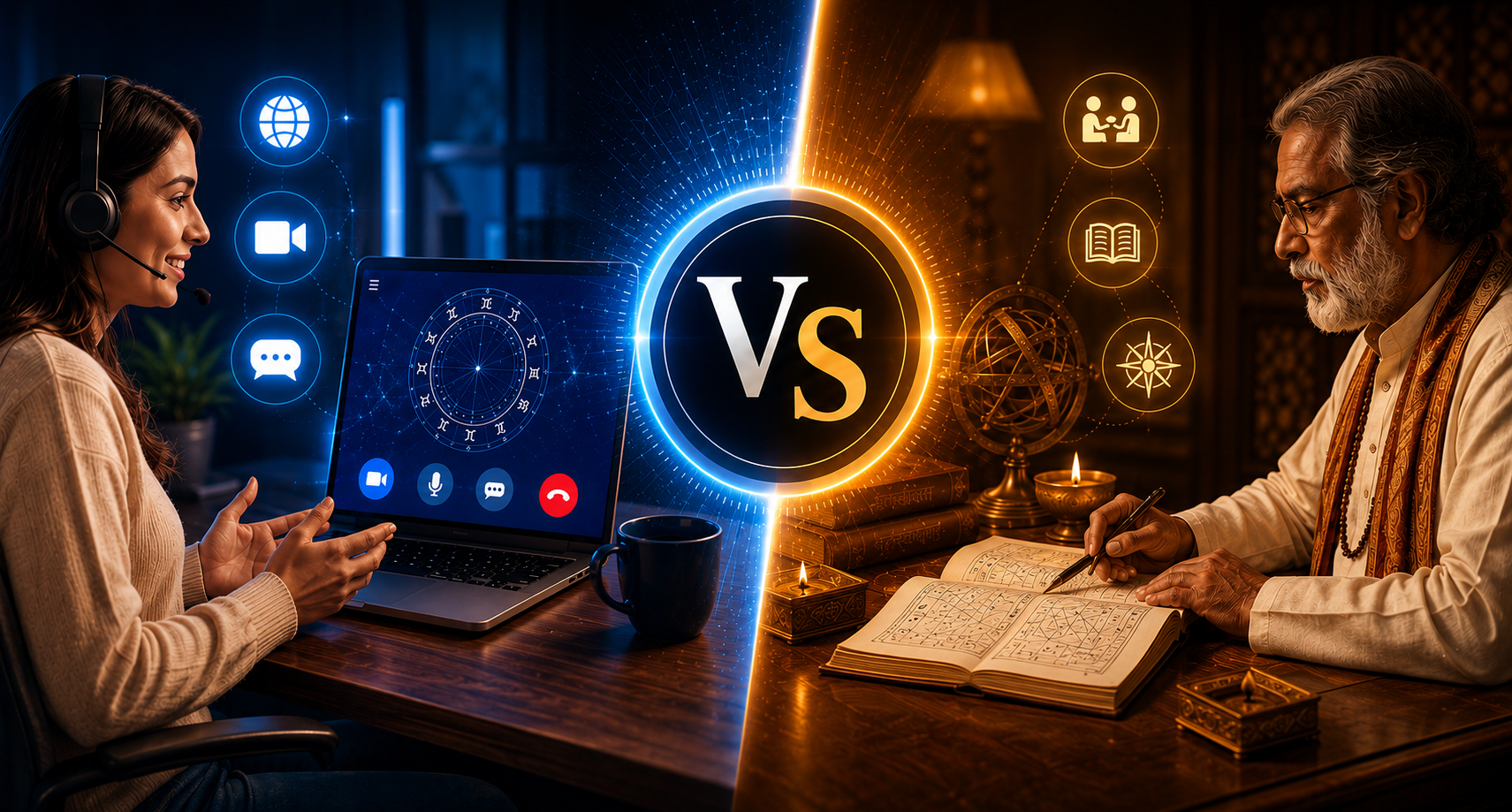 Online Astrology Consultation vs Traditional Astrology Reading: Which Is Right for You?