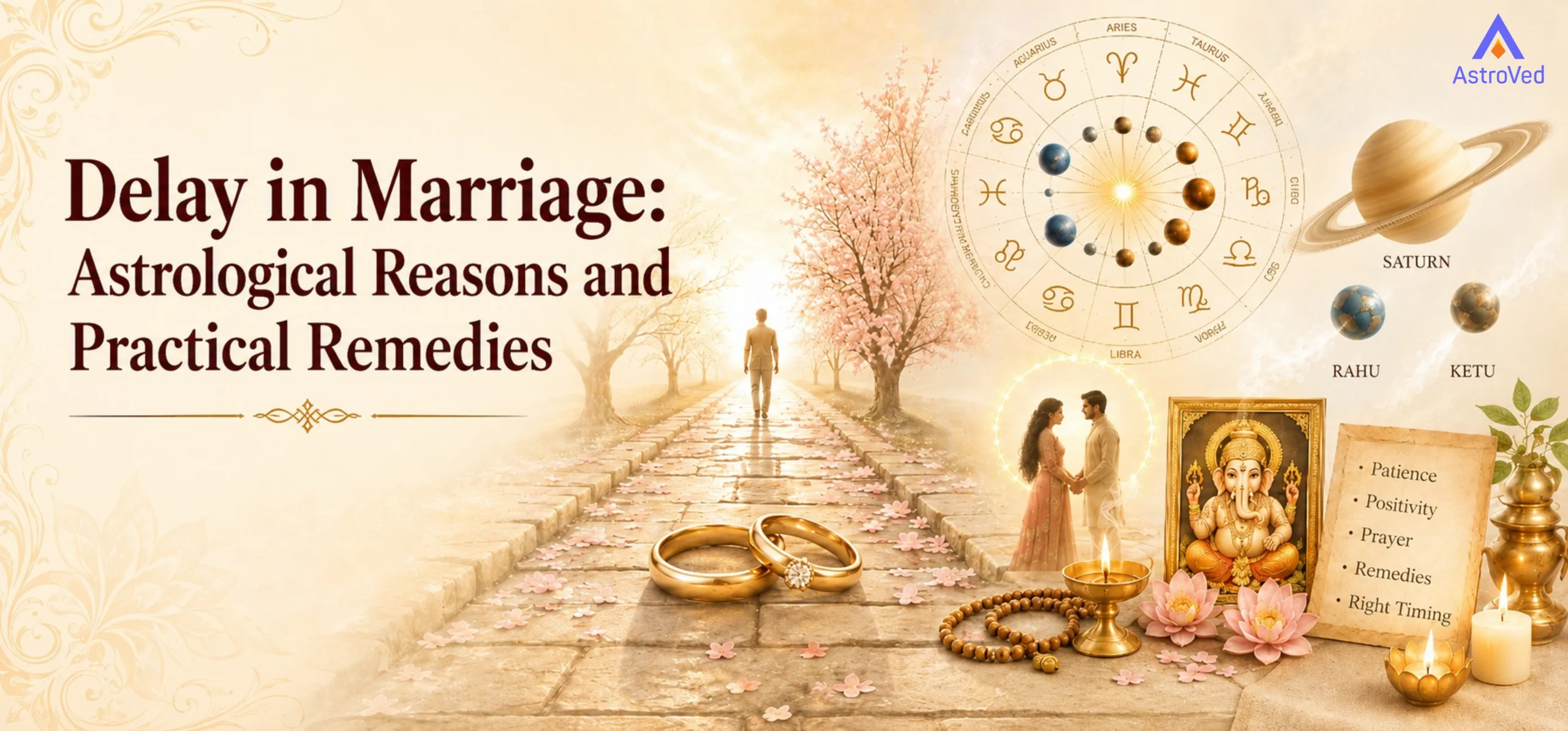 Delay in Marriage: Astrology Reasons and Remedies