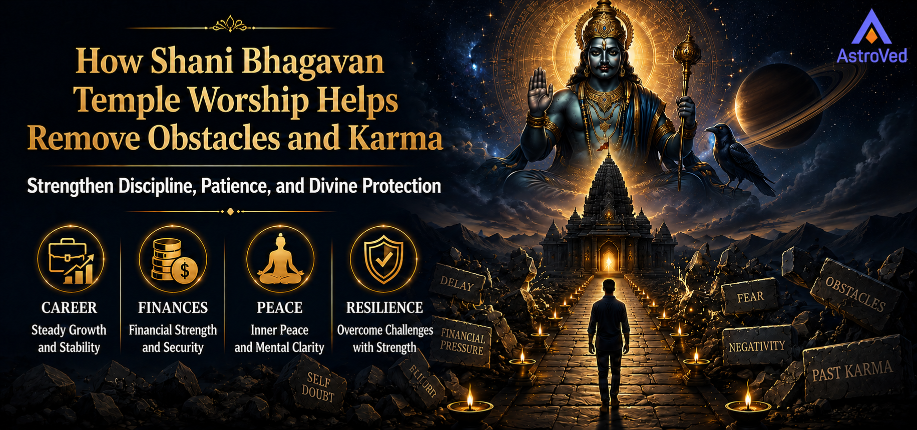 Shani Pooja Benefits for Karma and Obstacles