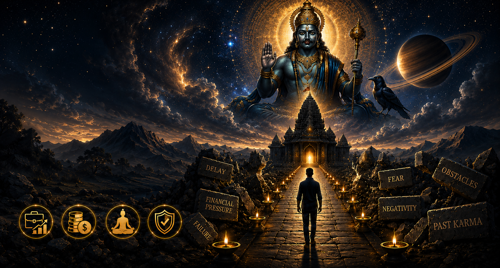 How Shani Bhagavan Temple Worship Helps Remove Obstacles and Karma