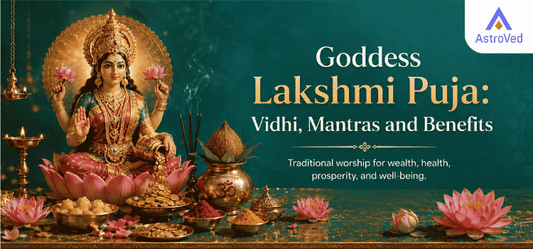 Goddess Lakshmi Puja: Vidhi, Mantras and Benefits