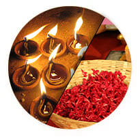 offering-sesame-oil-flowers